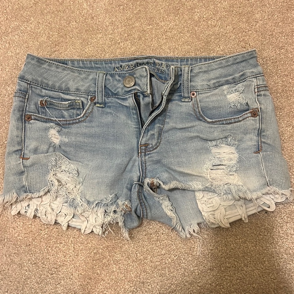 American eagle outfitters jean shorts